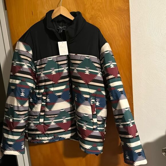 Black Puffer Jacket Mens XXL - Picture 1 of 4